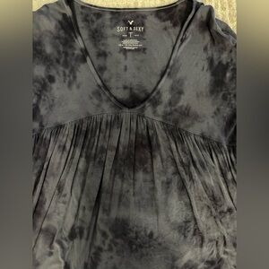 American Eagle Outfitters Soft Oversized Tie-Dye Top